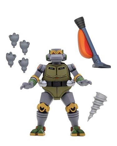NECA 7 Teenage Mutant Ninja Turtles Cartoon The Mighty Metalhead Ultimate Action Figure