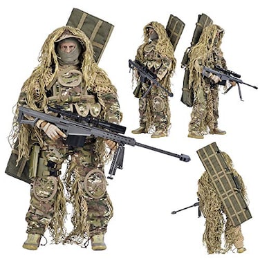 YEIBOBO ! YEIBOBO Highly Detail Special Forces 12inch Action Figure SWAT Team Sniper All Terrain