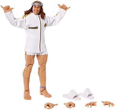 WWE Matt Riddle Elite Series 78 Deluxe Action Figure with Realistic Facial Detailing Iconic Ring Gear Accessories