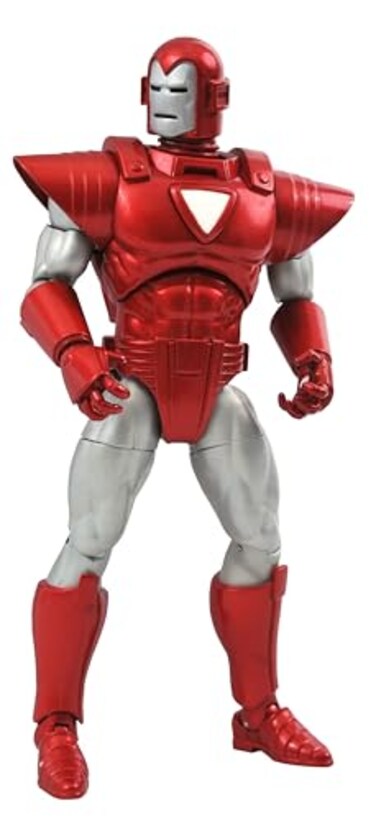 Diamond Select Toys Marvel Select Silver Centurion Iron Man Action Figure Multicolor