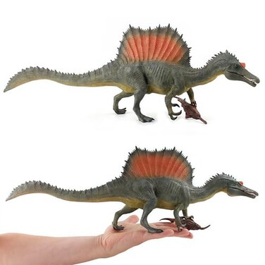 Gemini&Genius GeminiGenius Dinosaur Toys Spinosaurus Figurine Dinosaur Action Figure with Moveable Jaw Boys Birthday Gift Collection and Room Decoration