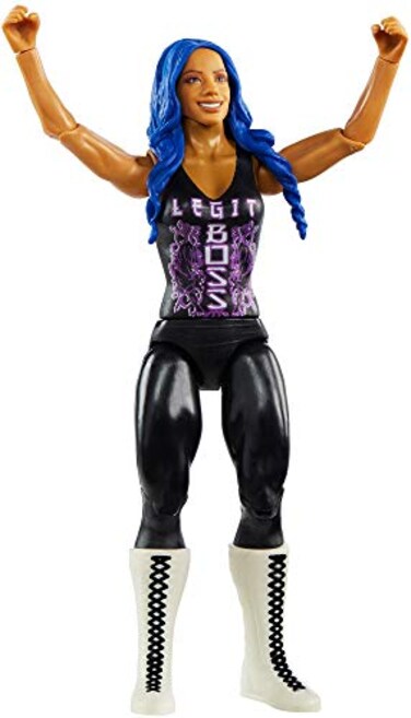 Mattel WWE Sasha Banks Basic Series 112 Action Figure in 6inch Scale with Articulation Ring Gear