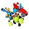 StikBot Zing Megabots 3 Pack Complete Set of 3 Poseable Action Figures and Mega Vehicles Turbo Cycle Knockout and Avalanche