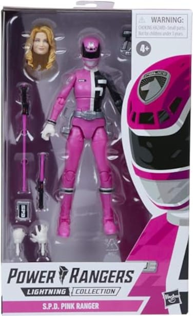 Power Rangers Lightning Collection SPD Pink Ranger 6Inch Premium Collectible Action Figure Toy with Accessories