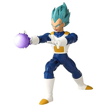 Bandai Namco Dragon Ball Super Super Saiyan Blue Vegeta 7 Action Figure Attack Collection
