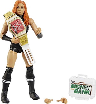 Mattel WWE Becky Lynch Elite Collection Action Figure 6in1524cm Posable Collectible Gift for WWE Fans Ages 8 Years Old Up