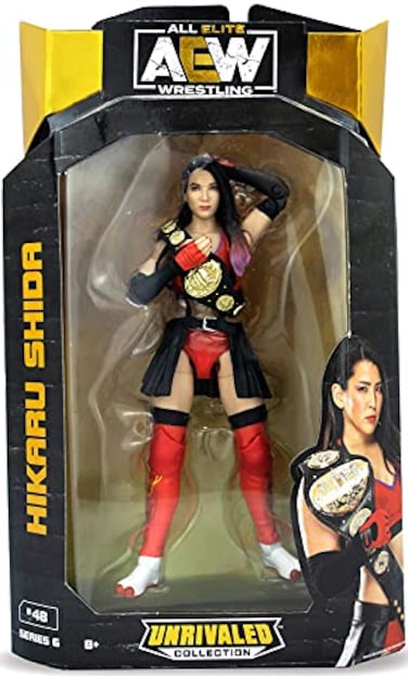 AEW Hikaru Shida Unrivaled 6 Jazwares Toy Wrestling Action Figure