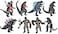 TwCare 8pcs Attacking King Kong vs Godzilla Toys 2021 Movable Joint Action Figures King of The Monsters Birthday Dinosaur Kid Gift Cake Toppers