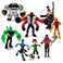 Toysvill Figures Based on Ben 10 Action Figures Set of 9 Toys Ben Tennyson Four Arms Grey Matter Kineceleran Diamondhead Hex Steam Smythe Cannonbolt Heatblast