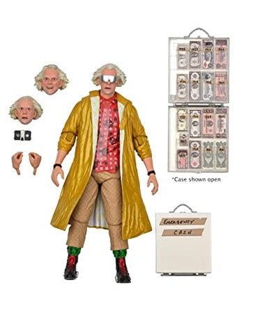 NECA Back to THE Future Ultimate Doc Brown 2015 Figurine articule 18cm