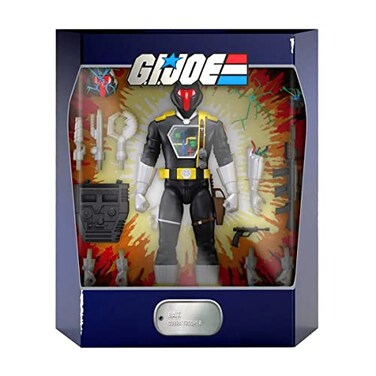Super7 ULTIMATES GI Joe Cobra BAT 7 GI Joe Action Figure with Accessories Classic Cartoon Collectibles and Retro Toys