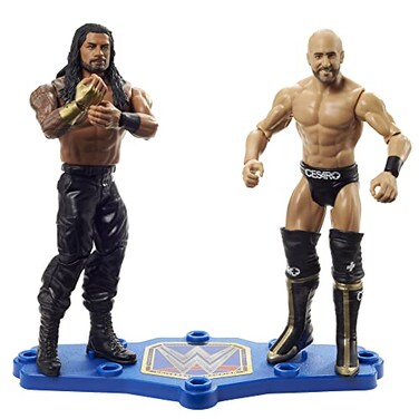 WWE Roman Reigns vs Cesaro Championship Showdown 2Pack 6inch Action Figures Monday Night RAW Battle Pack for Ages 6 Years Old Up