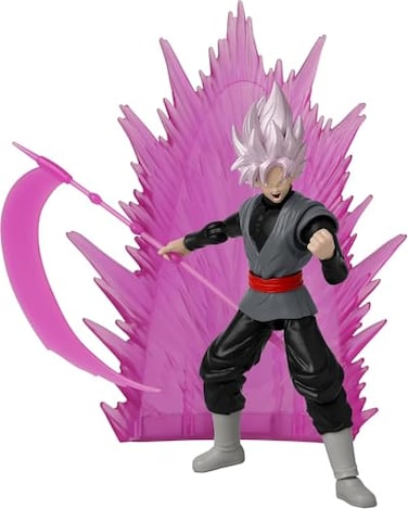 Dragon Ball Dragon Stars Series Super Goku Black Rose 6 Action Figure Power Up Pack