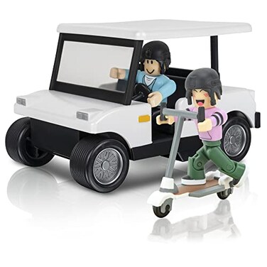 Roblox Celebrity Collection Brookhaven Golf Cart Deluxe Vehicle Includes Exclusive Virtual Item