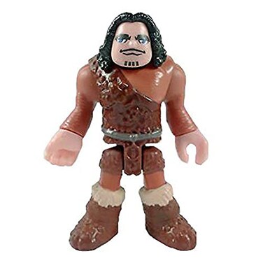 Imaginext Replacement Figure Ultra TRex Ice Dinosaur DYH07 Caveman with Brown Outfit and Black Hair