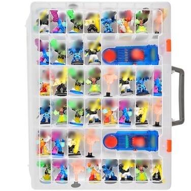 Aptbyte Case Compatible with Akedo Ultimate Arcade Warriors Starter Pack Toy Storage for Battle Arena Controller Warrior Collector Mini Battling Action Figures Holder for Akedo Game Playset Box Only