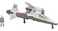 Mattel Disney Pixar Lightyear Hyperspeed Series XL02 Spaceship Buzz Lightyear Figure 67 Inch Long Vehicle 125 Inch Figure Toy 4 Years Up