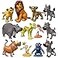 Minaso 12Pc Mini Animal Action Figures Collectible Toys for Kids Perfect for Cake Toppers Desktop Decorations
