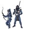 G.I. Joe GI Joe Classified Series Ninjas Action Figure with Accessorie6Inch 2Pack