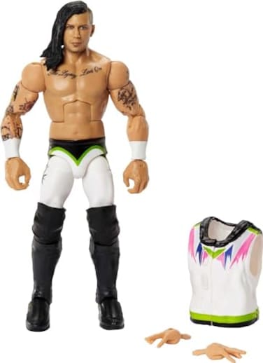 Mattel WWE Elite Collection Action Figure Accessories Series 94 Nash Carter 6inch Collectible with 25 Articulation Points Swappable Hands