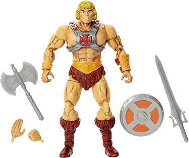 Masters of The Universe Masterverse HeMan Action Figure 40th Anniversary Figure with Accessories Motu Character Toy Collectible