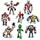 Toysvill Protector of Earth Collection Action Figures 8 Figurines Set Four Arms Jetray Overflow Heatblast Armored Cannonbolt Humungousaur Ben Tennyson Bashmouth
