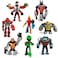 Toysvill Protector of Earth Collection Action Figures 8 Figurines Set Four Arms Jetray Overflow Heatblast Armored Cannonbolt Humungousaur Ben Tennyson Bashmouth