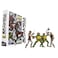 The Loyal Subjects Teenage Mutant Ninja Turtles BST AXN Foot Soldiers and Michelangelo Leonardo Comic Inspired Combo 4Pack Diamond PX 40th Anniversary Exclusive BATMNTMRG4PK02