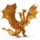 JAYKENIXO Chidorah Dragon Monster Action Figure 8 Inch Movable Joints Detailed Kaiju Creature Toy with Carry Bag for Kids Play Display Gift