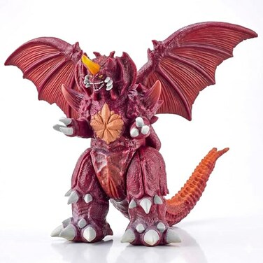 JAYKENIXO Destroyah Monster Action Figure 8 Inch Kaiju Creature Toy with Movable Joints Detailed Dragon Style Figure with Carry Bag for Kids Play Display Gift