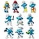 The Smurfs 40TH Anniversary Classic Figure 10 Pack Features 2Inch Smurfette Grouchy Greedy Papa Smurf Brainy Hefty Vanity Harmony Jokey Chef Authentic Details