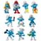 The Smurfs 40TH Anniversary Classic Figure 10 Pack Features 2Inch Smurfette Grouchy Greedy Papa Smurf Brainy Hefty Vanity Harmony Jokey Chef Authentic Details