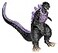 TwCare Legendary Shin Dinosaur Movie Series Movable Joints Dino Dragon Action Figures Soft Vinyl Carry Bag
