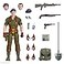 Super7 ULTIMATES GI Joe Flint 7 GI Joe Action Figure with Accessories Classic Cartoon Collectibles and Retro Toys