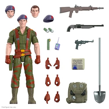 Super7 ULTIMATES GI Joe Flint 7 GI Joe Action Figure with Accessories Classic Cartoon Collectibles and Retro Toys