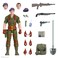 Super7 ULTIMATES GI Joe Flint 7 GI Joe Action Figure with Accessories Classic Cartoon Collectibles and Retro Toys
