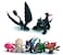 Toysvill Dragon httyd Collection Set 7 pcs Night Fury Toothless Action Figures Cake Toppers Figurines Toys Gift Figure