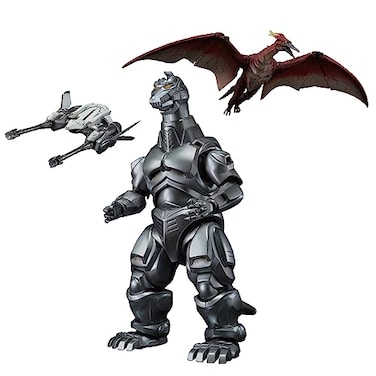TAMASHII NATIONS Godzilla vs Mechagodzilla Mechagodzilla Garuda Fire Rodan Makuhari Decisive Battle Ver Bandai Spirits SHMonsterArts Collectible Action Figure