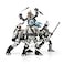 The Loyal Subjects Teenage Mutant Ninja Turtles BST AXN IDW Comic Inspired Black White 5inch Action Figure 4Pack