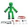 Zing StikBot tannica Action Pack Collectible Action Figures and Accessories Includes 1 Stikbot 1 Set of Accessories Stop Motion Animation Ages 4 and Up Green Karmatopia