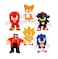 Heroes of Goo Jit Zu Minis Sonic 6 Pack Collectible Goo JIT Zu Stretchy Minis 6 Stretchy Sonic Characters
