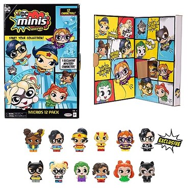 DC Super DC Comics Minis Micros 12 Pack 15 inch Collectible Figures Doll Toys