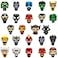 Joyday Action Figures 24 PCS Mini Figures Toy Set 138 Inch PVC Cake Topper Figures Decorations Gift for Kids in Birthday Party Christmas Day Easter Day