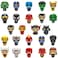 Joyday Action Figures 24 PCS Mini Figures Toy Set 138 Inch PVC Cake Topper Figures Decorations Gift for Kids in Birthday Party Christmas Day Easter Day