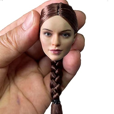 RoofWorld 16 Scale Female Head Sculpt Russian Special Combat Head Carved for 12 inches Phicen TBLeague VC HT JO Action Figure Doll Collection
