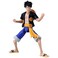 ANIME HEROES One Piece Monkey D Luffy Dressrosa Verison Action Figure