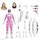 Super7 ULTIMATES Mighty Morphin Power Rangers Pink Ranger 7 Power Rangers Action Figure with Accessories Classic TV Show Collectibles