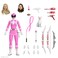 Super7 ULTIMATES Mighty Morphin Power Rangers Pink Ranger 7 Power Rangers Action Figure with Accessories Classic TV Show Collectibles