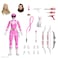 Super7 ULTIMATES Mighty Morphin Power Rangers Pink Ranger 7 Power Rangers Action Figure with Accessories Classic TV Show Collectibles