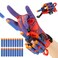 Gokbuy Spider Gloves Man Web Shooter Toy with Wrist Spider Launcher Gloves Cosplay Toy Set for Kids